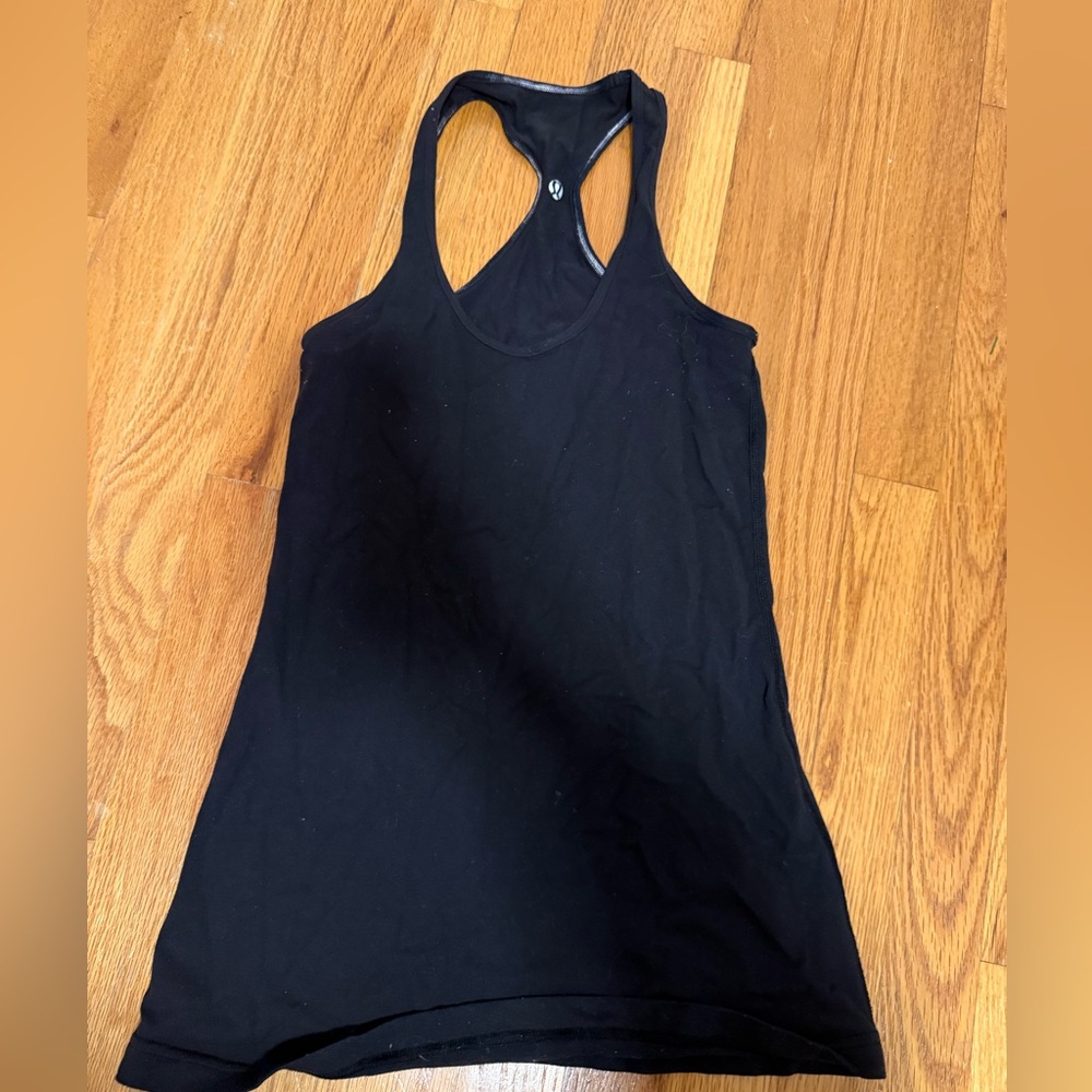 Black Lululemon Racerback Tank Top Size 6